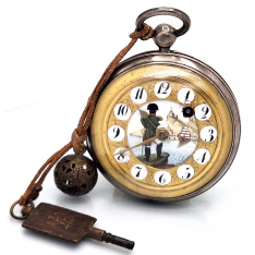 Antique Napoleon Dial Swiss Pocket Watch CA1840s | Verge movement, Keywind/Keyset